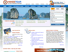Tablet Screenshot of handetour.com